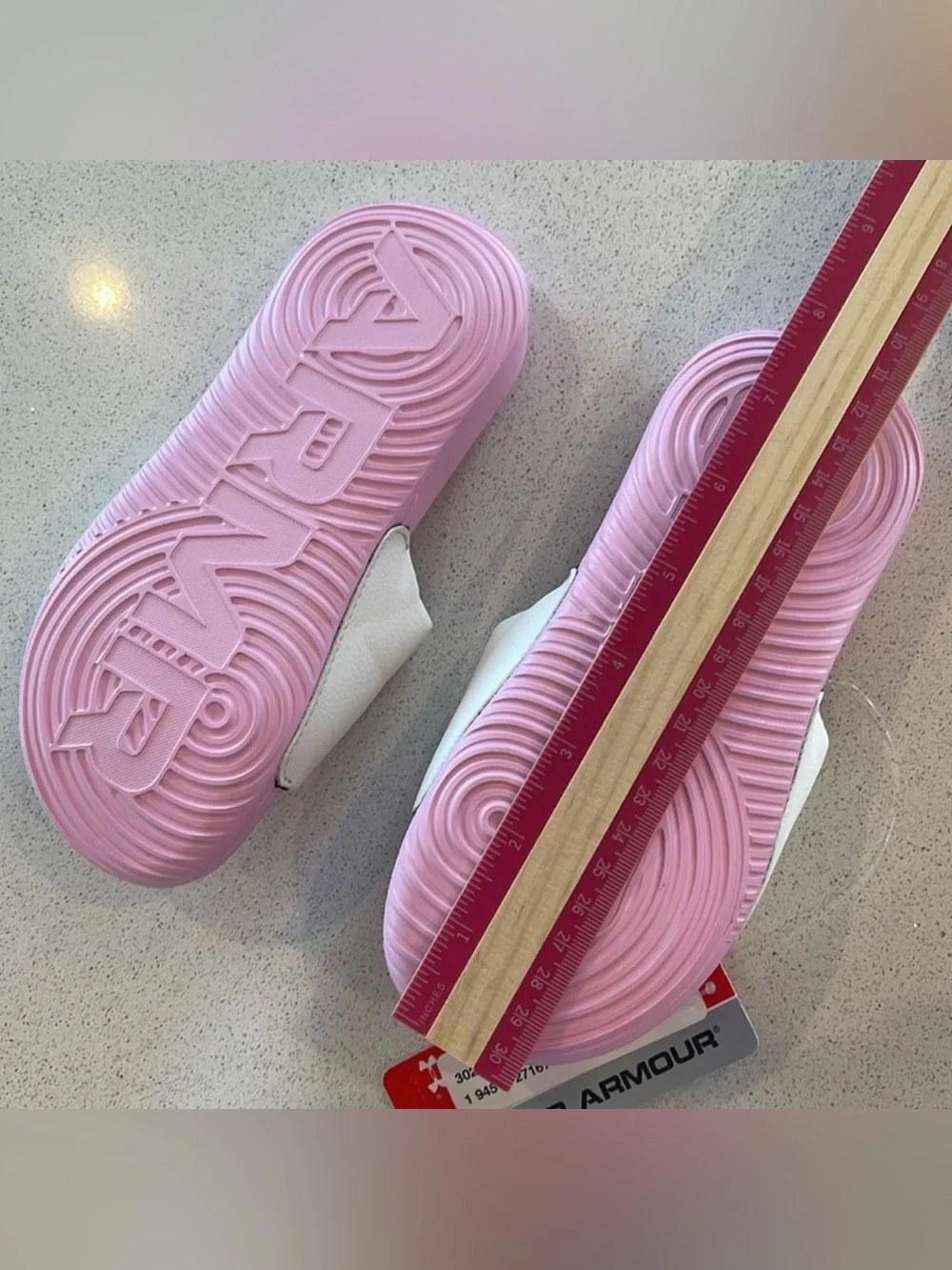 NWT UNDER ARMOUR Pink Sandals Size 13